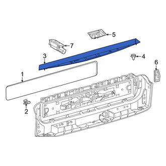 Lincoln OE - Rear Tailgate Molding