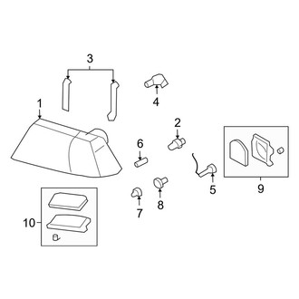 Lincoln OE - Front Lamps - Headlamp Components