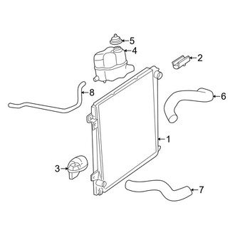 Lincoln OE - Cooling - Radiator & Components