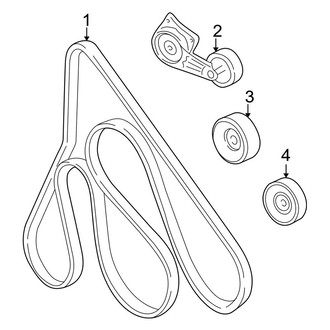 Lincoln OE - Cooling - Belts & Pulleys