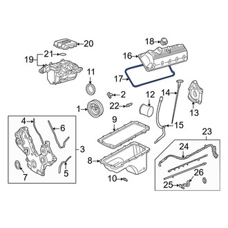 Lincoln OE - Right Engine Valve Cover Gasket