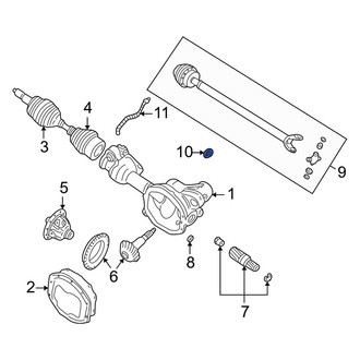 Lincoln OE - Rear Differential Pinion Seal
