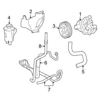 2004 Lincoln Aviator Power Steering Lines & Hoses — CARiD.com