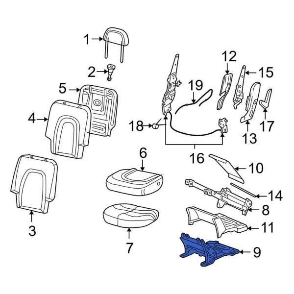 Seat Track Support