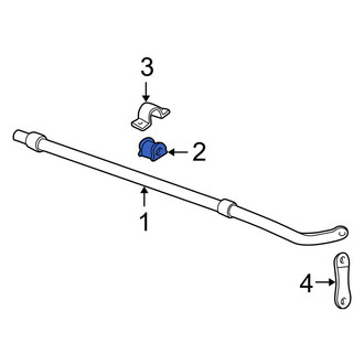 Lincoln OE - Rear Suspension Stabilizer Bar Bushing