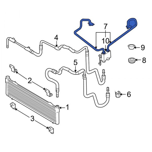 Automatic Transmission Oil Cooler Hose