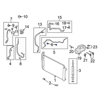 Lincoln OE - A/C Refrigerant Line Clip
