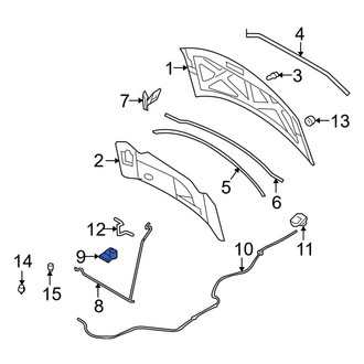 Lincoln OE - Front Hood Latch