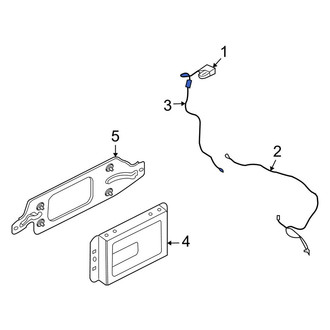 Lincoln OE - Rear GPS Navigation System Antenna Cable
