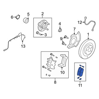 Lincoln OE - Front Disc Brake Pad Set