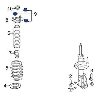 Lincoln OE - Suspension Strut Mount Nut
