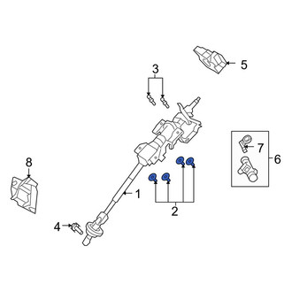 Lincoln OE - Steering Column Nut