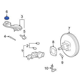 Lincoln OE - Brake Master Cylinder Reservoir Cap