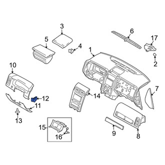 Lincoln OE - Dashboard Air Vent Trim Clip