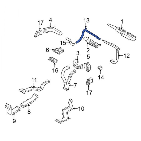 Instrument Panel Air Duct