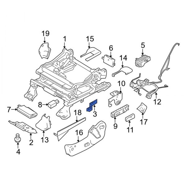 Seat Track Bracket