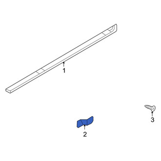 Lincoln OE - Left Rocker Panel Molding Cap