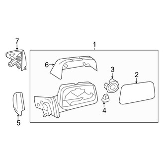 Lincoln OE - Front Door - Outside Mirrors