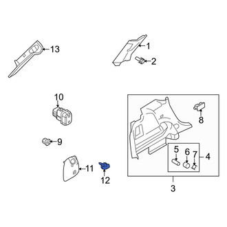 Lincoln OE - Rear Upper Tie Down Hook