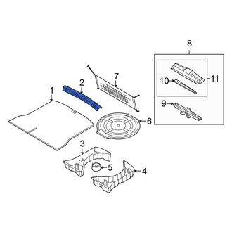 Lincoln OE - Rear Liftgate Trim Scuff Plate