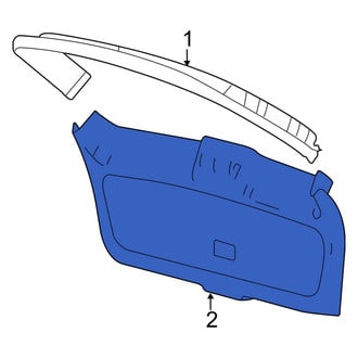 Lincoln OE - Rear Lower Liftgate Trim Cover