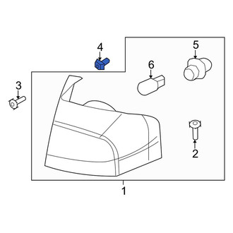 Lincoln OE - Tail Light Nut
