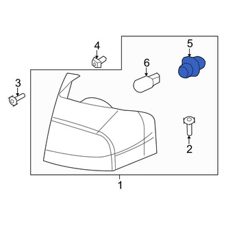 Lincoln OE - Rear Brake Light Socket