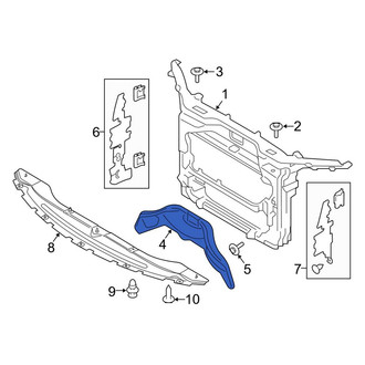 Lincoln OE - Radiator Support Panel Reinforcement