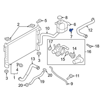 Lincoln OE - Engine Coolant Reservoir Screw