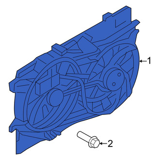Lincoln OE - Engine Cooling Fan Assembly