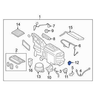Lincoln OE - HVAC Blend Door Actuator