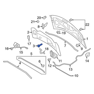 Lincoln OE - Hood Insulation Pad Clip