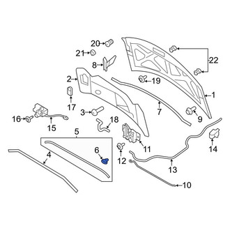Lincoln OE - Hood Seal Clip