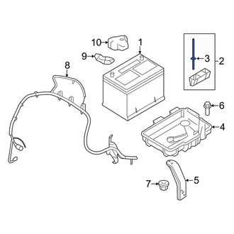 Lincoln OE - Battery Hold Down