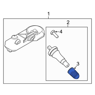 Lincoln OE - Tire Pressure Monitoring System (TPMS) Valve Stem Cap