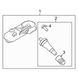 Lincoln OE - Electrical - Tire Pressure Monitor Components (Base)