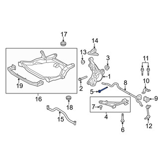 Lincoln OE - Front Lower Suspension Control Arm Bolt