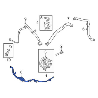 Lincoln OE - Power Steering Return Hose