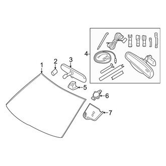 Lincoln OE - Windshield - Glass