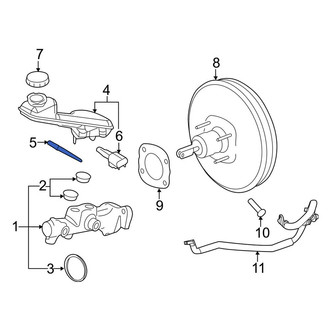 Lincoln OE - Brake Master Cylinder Reservoir Screw