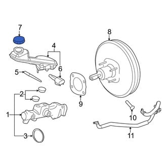 Lincoln OE - Brake Master Cylinder Reservoir Cap