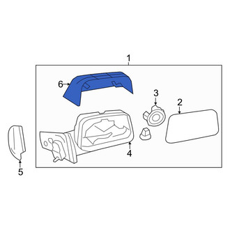 Lincoln OE - Front Left Door Mirror Cover