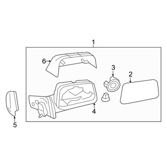 Lincoln OE - Front Door - Outside Mirrors