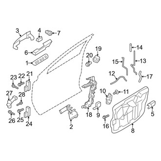 Lincoln OE - Front Door - Lock & Hardware