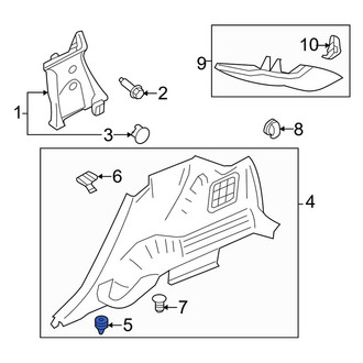 Lincoln OE - Door Interior Trim Panel Retainer