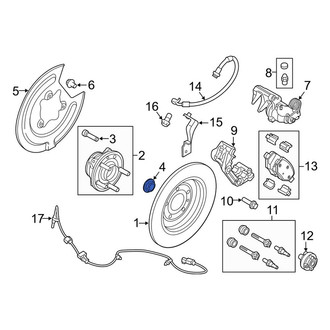 Lincoln OE - CV Joint Nut
