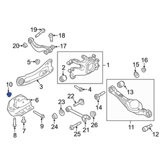 Lincoln OE - Suspension Shock Absorber Nut