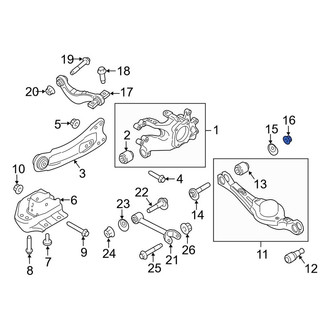 Lincoln OE - Lateral Arm Nut