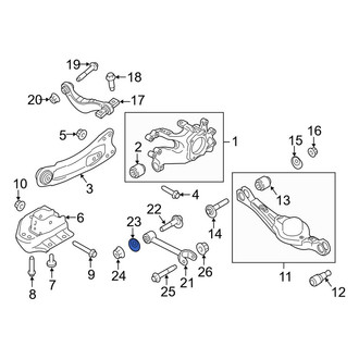 Lincoln OE - Rear Alignment Camber Adjusting Eccentric