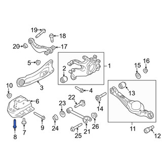 Lincoln OE - Suspension Trailing Arm Bolt